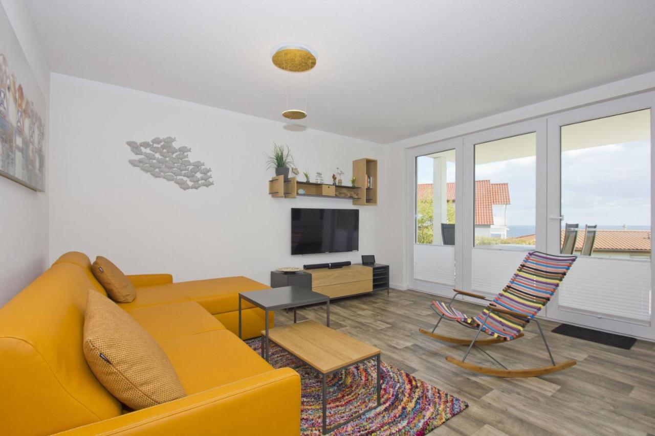 Mit Meerblick Und Terrasse, Gratis Nutzung Vom Ahoi Erlebnisbad Und Sauna In Sellin - Meeresblick Fewo 68 Goehren (Ruegen) Exterior foto