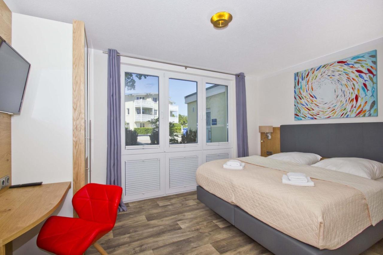 Mit Meerblick Und Terrasse, Gratis Nutzung Vom Ahoi Erlebnisbad Und Sauna In Sellin - Meeresblick Fewo 68 Goehren (Ruegen) Exterior foto