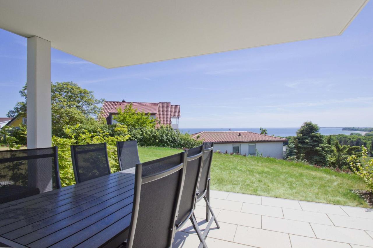 Mit Meerblick Und Terrasse, Gratis Nutzung Vom Ahoi Erlebnisbad Und Sauna In Sellin - Meeresblick Fewo 68 Goehren (Ruegen) Exterior foto